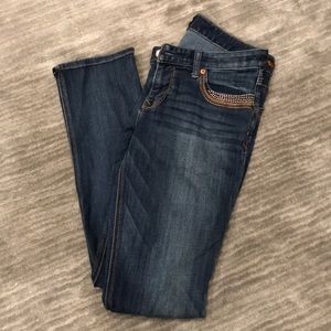 Express Ankle Skinny Stella Low Rise Jeans